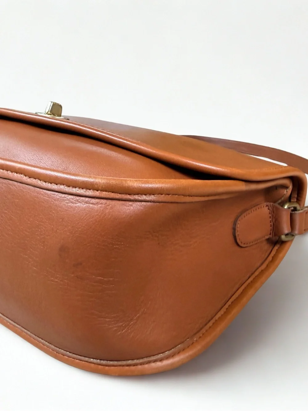 ✨ Restored Vintage Coach British Tan Leather City Bag 9790 | Crossbody